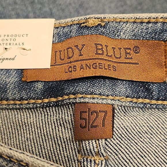 Judy Blue Jeans, High Waist,Retro Wide, Size 5/27 - Picture 2 of 13